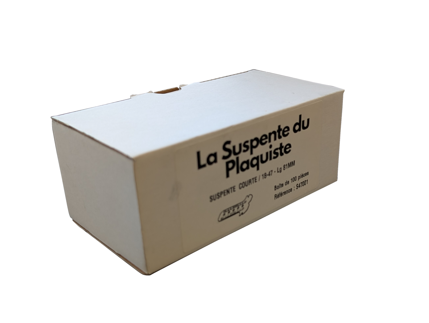 Suspente courte 18-47 (F47) Lg 81mm - Boite de 100pcs