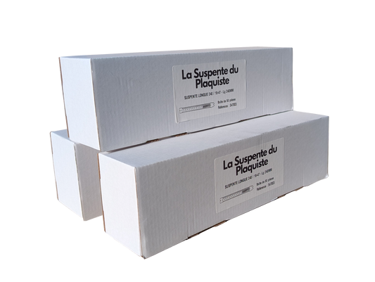 Lot de 3 boites de suspentes longues 18-47 (F47) Lg 240mm