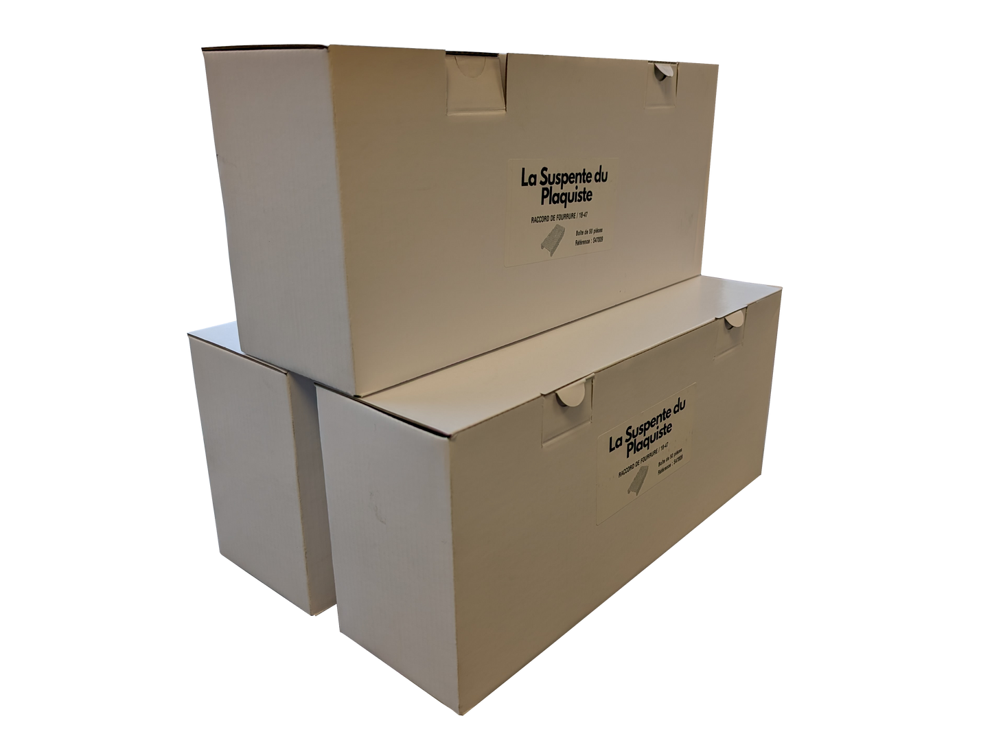 Lot de 3 boites de raccord de fourrure F47 boite de 100 pcs