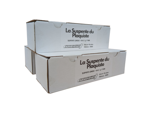 Lot de 3 boites de suspentes longues 18-45 (F45) Lg 171mm