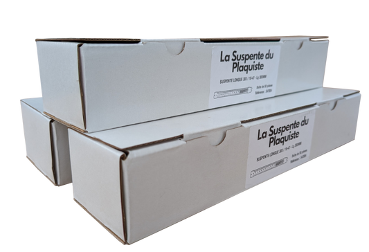 Lot de 3 boites de suspentes longues 18-47 (F47) Lg 300mm