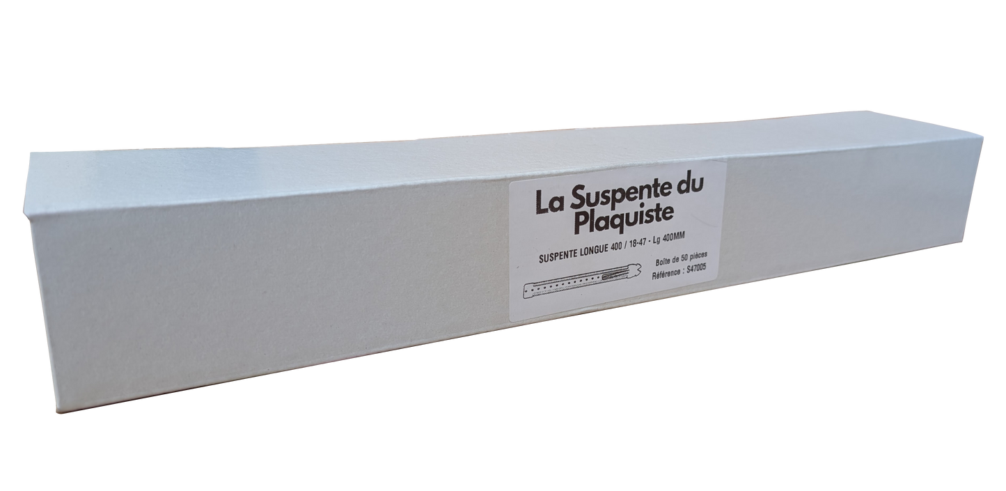 Suspente longue 18-47 (F47) Lg 400mm boite de 50 pcs